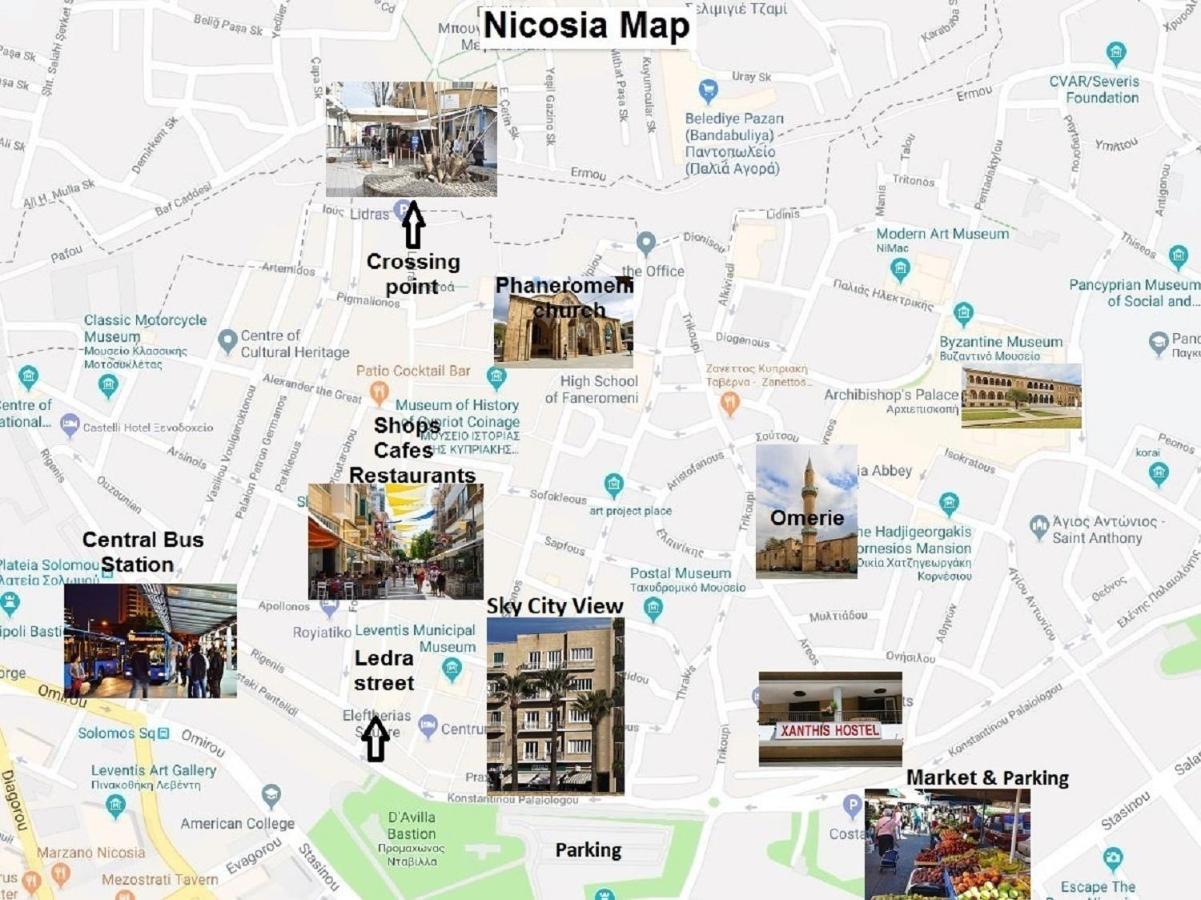 Nicosia City Centre Sky Views Apartment Ngoại thất bức ảnh